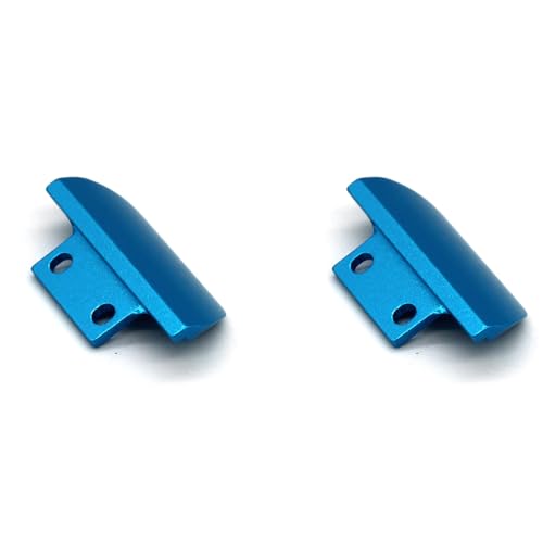 Waiecne 2X Metall Vorder Stoßstange für 144001 124017 124019 RC Auto Upgrade Teile Zubehör,Blau von Waiecne