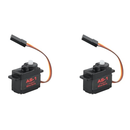 Waiecne 2X SCX24 AS-1 Mini Servo AXI31619 für 1/24 RC Crawler Axial SCX24 AXI90081 AXI00002 AXI00001 AXI00005 Upgrade Teile Waiecne 2X SCX24 AS-1 Mini Servo AXI31619 für 1/24 RC Crawler Axial SCX24 AXI90081 AXI00002 AXI00001 AXI00005 Upgrade Teile von Waiecne