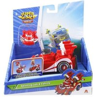 Super Wings Spinning Jett & Vehicle von Waiky Germany