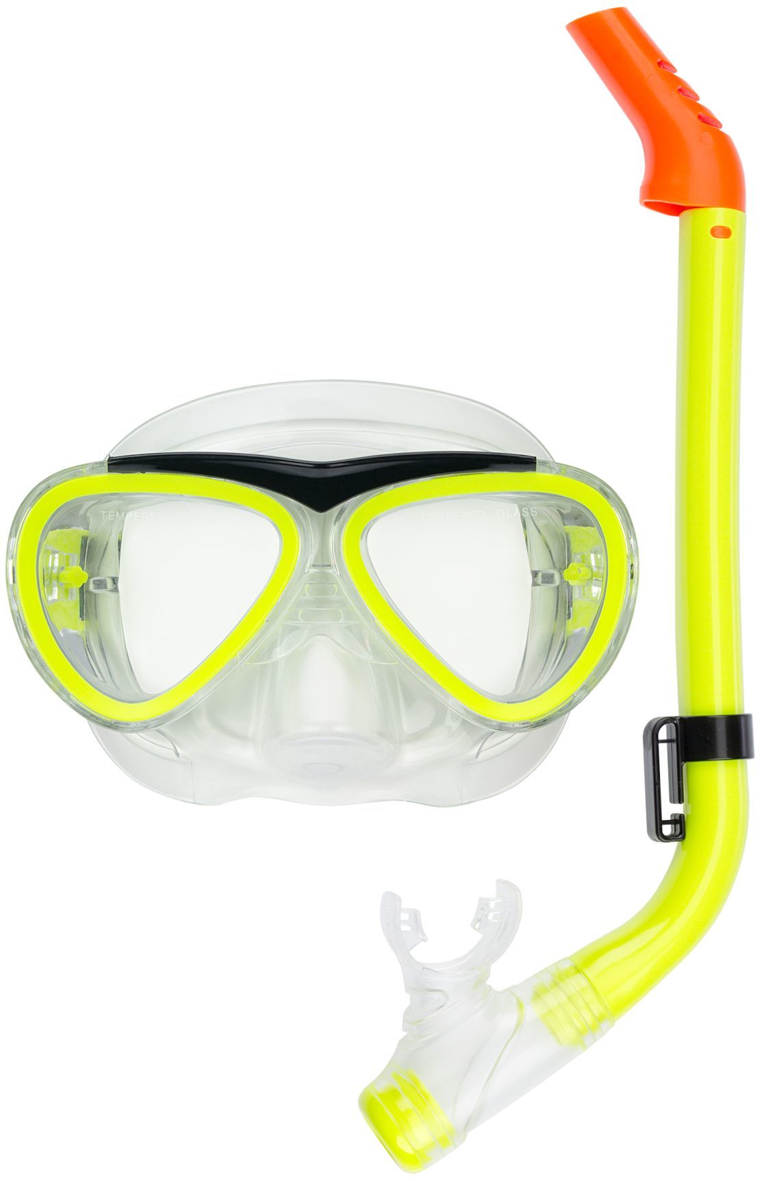 Waimea Taucherbrille mit Schnorchel, Gelb Waimea Taucherbrille mit Schnorchel, Gelb von Waimea