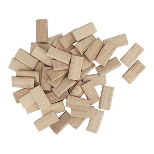 Holzdübel set 50 pcs Domino-Zapfen 6 x 40mm Verbindung Hölzern Unsichtbarer Stecker Dübel aus Buche für Tischler und Amateure DIY Möbel Holzdübel set 50 pcs Domino-Zapfen 6 x 40mm Verbindung Hölzern Unsichtbarer Stecker Dübel aus Buche für Tischler und Amateure DIY Möbel von Wakects