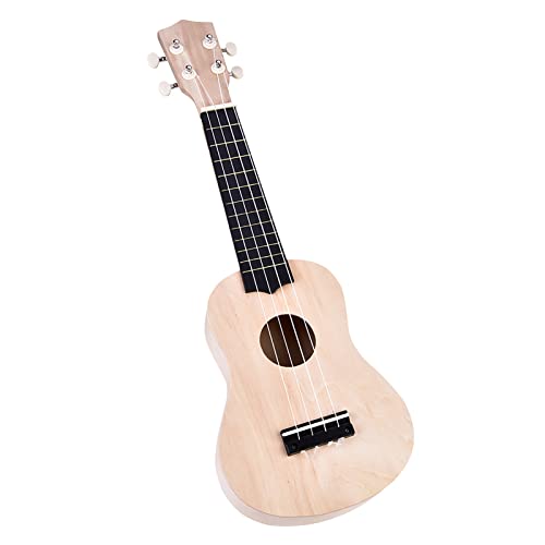 Ukulele-Set Zum Basteln Mit 4 Saiten Aus Lindenholz, 21 Zoll, DIY Hawaii-Kit, Konzert Ukulele Spielzeug von Wakects