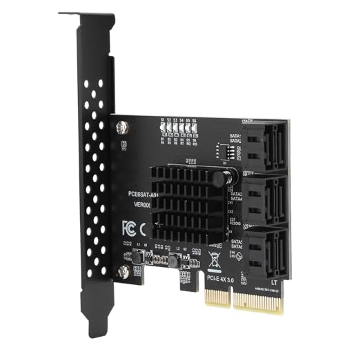 Wakects 6G-Expansionskarte, PCIe Bis 6 Port mit LED-Indikator, Effiziente Wärmeabteilung, Plug-and-Play-Kompatibilität, SSD-Unterstützung, Kompakt und Tragbar für Win8/Win10 //. Wakects 6G-Expansionskarte, PCIe Bis 6 Port mit LED-Indikator, Effiziente Wärmeabteilung, Plug-and-Play-Kompatibilität, SSD-Unterstützung, Kompakt und Tragbar für Win8/Win10 //. von Wakects
