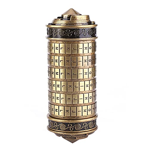 Da Vinci Code, Mini Cryptex Rätsel, Cryptex Letter Password Lock Ring Holder Geschenke mit Exquisiter Geschenkbox für Weihnachten Valentinstag Brain Teaser Lock Puzzles Da Vinci Code, Mini Cryptex Rätsel, Cryptex Letter Password Lock Ring Holder Geschenke mit Exquisiter Geschenkbox für Weihnachten Valentinstag Brain Teaser Lock Puzzles von Wakects