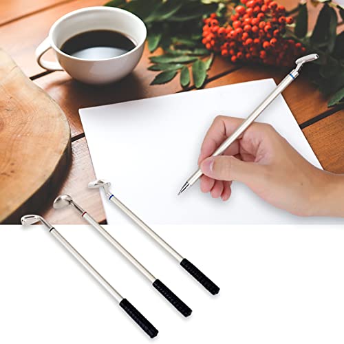 Wakects Golfclub Pen Set Golfstifte mit 3 Minigolfschlägen 2 Golfbälle & Flagge Geschenk für -Enthusiasten Schreibbürodekoration von Wakects