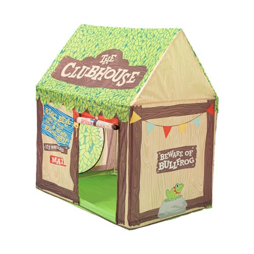 Wakects Kinderzelt im Hausdesign, Spielzelt mitTür und Fenster, leicht aufzubauen, tragbar, für fantasievolles Spielen, Leseecke, für Abenteuer Wakects Kinderzelt im Hausdesign, Spielzelt mitTür und Fenster, leicht aufzubauen, tragbar, für fantasievolles Spielen, Leseecke, für Abenteuer von Wakects