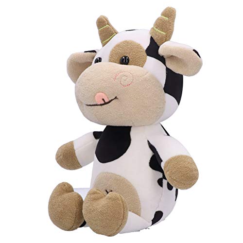 Wakects Kuh Stofftier Plüschtiere,3 Größen Niedlichen Plüsch Cow Puppe Spielzeug Plüschtier für Kinder und Baby zum Relax Spielen, Geschenk & Kuscheln (40cm) von Wakects