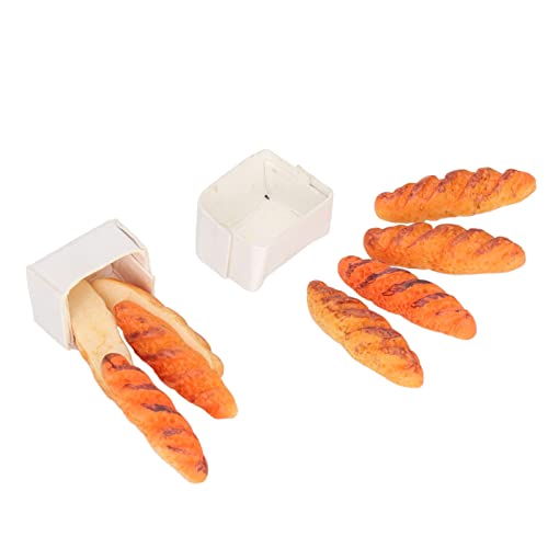 Wakects Puppenhaus Miniaturbrot, Mini Dollhouse Miniaturbrot, Hochsimulationsharz Mini-Lebensmittelbrot, Gut Hergestelltes Design, Tragbares und Leichtes Gewicht für Kindergeschenke Wakects Puppenhaus Miniaturbrot, Mini Dollhouse Miniaturbrot, Hochsimulationsharz Mini-Lebensmittelbrot, Gut Hergestelltes Design, Tragbares und Leichtes Gewicht für Kindergeschenke von Wakects