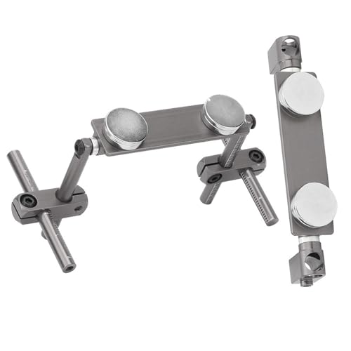Wakects RC Car Body Mount Kit CNC Aluminiumlegierung Starker Magnethalterungswinkel für 1/10 RC -Autos mit Dichtungen Schraubenrückschalensäule (Ti-Farbe) von Wakects