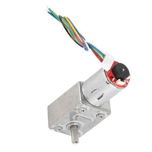 Wakects Zahnradmotor 12V DC 40 U/Min Hohe Drehmoment -Wurm -Wurmgetriebe Motor, Stabil (40RPM) von Wakects