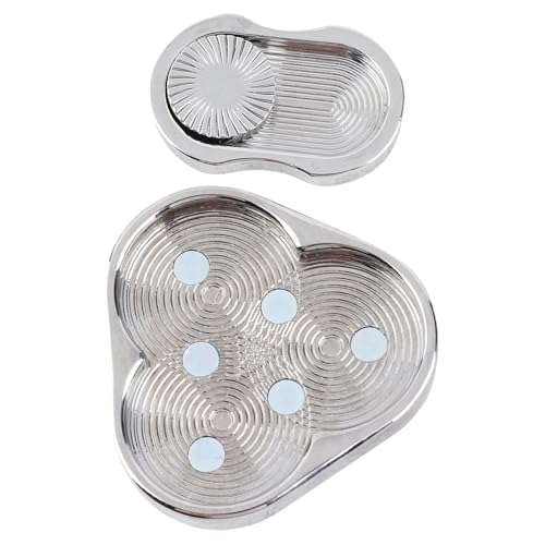 Wakects edc Fidget Slider Toy, Portable Magnetic Triangular Rotation Slider Metall mit Spiralstruktur für ADHS, Autismus, Angst, Stressabbau von Wakects
