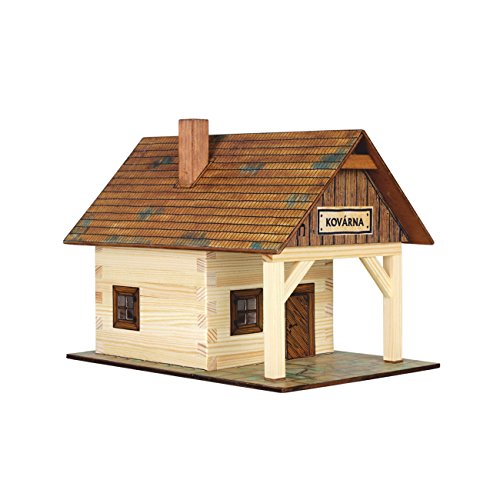 Walachia 8594036430082 Auto 8594036430082-Nr.8 Schmiede Haus Gebäude Holz Modellbauset, Spur 1 LGB 1:32, braun, S Walachia 8594036430082 Auto 8594036430082-Nr.8 Schmiede Haus Gebäude Holz Modellbauset, Spur 1 LGB 1:32, braun, S von Walachia