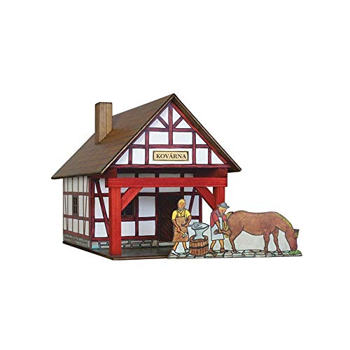 Walachia 8594036430389 - Fachwerk-Schmiede Holz Modellbauset, Modellbahn Spur 1/ LGB 1:32 Walachia 8594036430389 - Fachwerk-Schmiede Holz Modellbauset, Modellbahn Spur 1/ LGB 1:32 von Walachia