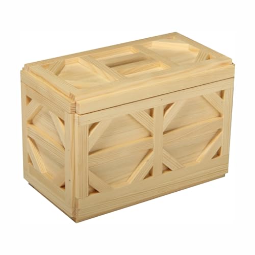 Walachia Nr. 56 - Der Schatz - Bausatz aus 100% natürlichem Holz - 160 x 90 x 110 mm - 138 Teile - 8+ Walachia Nr. 56 - Der Schatz - Bausatz aus 100% natürlichem Holz - 160 x 90 x 110 mm - 138 Teile - 8+ von Walachia
