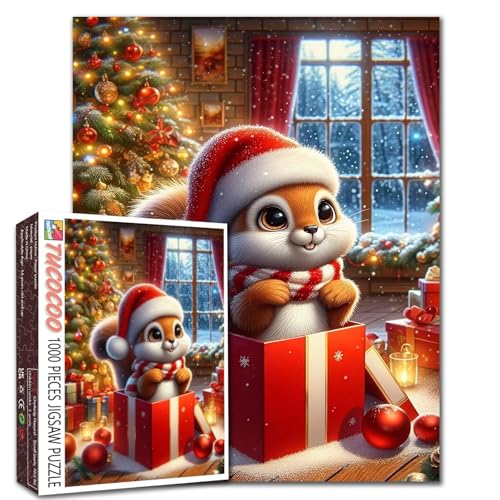 Christmas Rabbit 1000 Teile Puzzle für Erwachsene Entspannung Unterhaltung Aktivität Intellektuelle Dekomprimierung Spaß Familienspiel Unterhaltung Spielzeug Wandkunst 19,7 x 27,6 Zoll Christmas Rabbit 1000 Teile Puzzle für Erwachsene Entspannung Unterhaltung Aktivität Intellektuelle Dekomprimierung Spaß Familienspiel Unterhaltung Spielzeug Wandkunst 19,7 x 27,6 Zoll von Walarky