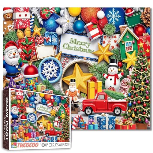 Weihnachtsthema Puzzle 1000 Teile Erwachsene Weihnachten Schneemann Weihnachtsmann Puzzle Herausfordernde Familienaktivitätsspiele Einzigartige Wohnkultur Geschenke Wohnzimmer Wanddekoration Weihnachtsthema Puzzle 1000 Teile Erwachsene Weihnachten Schneemann Weihnachtsmann Puzzle Herausfordernde Familienaktivitätsspiele Einzigartige Wohnkultur Geschenke Wohnzimmer Wanddekoration von Walarky