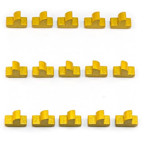 Waldfelsen® Hozfiguren: 15 Schiffe geeignet für Die Siedler (Farbe: Gold) von Waldfelsen