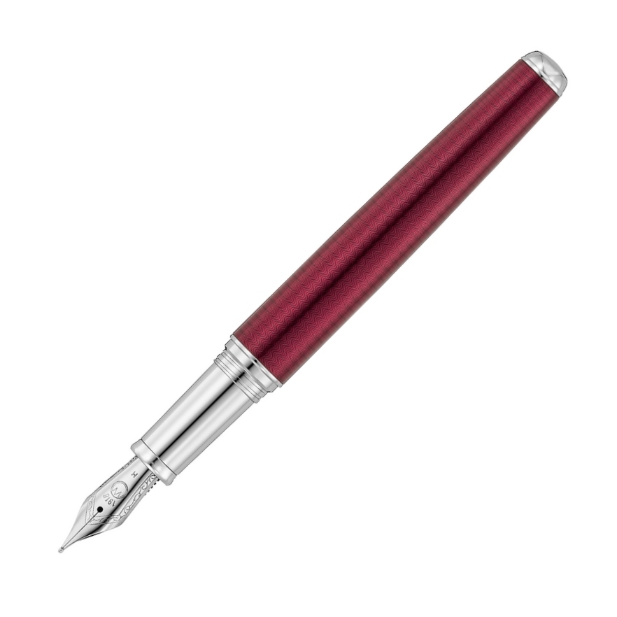 Waldmann Füllhalter Grandeur Guillochiertes Nadelstreifen-Dekor burgundrot M Waldmann Füllhalter Grandeur Guillochiertes Nadelstreifen-Dekor burgundrot M von Waldmann