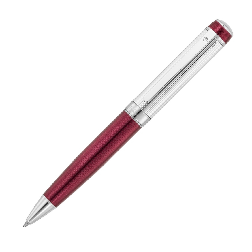 Waldmann Kugelschreiber Grandeur Guillochiertes Nadelstreifen-Dekor burgundrot Waldmann Kugelschreiber Grandeur Guillochiertes Nadelstreifen-Dekor burgundrot von Waldmann