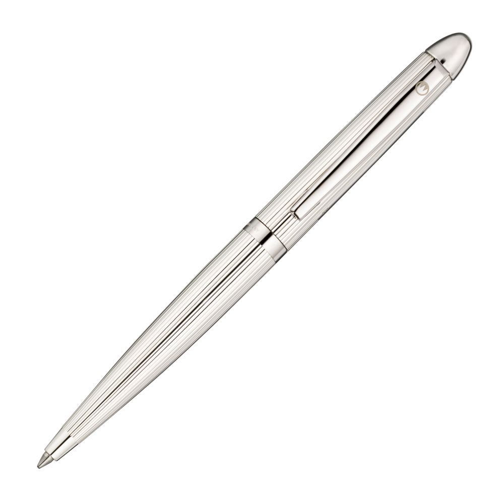 Waldmann Kugelschreiber Pocket Linien-Guilloche silber Waldmann Kugelschreiber Pocket Linien-Guilloche silber von Waldmann