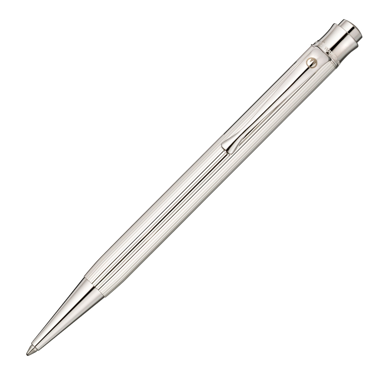 Waldmann Kugelschreiber Tango Linien-Guilloche silber Waldmann Kugelschreiber Tango Linien-Guilloche silber von Waldmann
