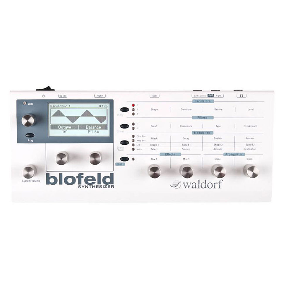 Waldorf Blofeld Desktop White Synthesizer von Waldorf