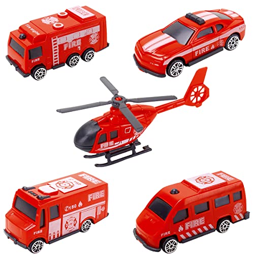 Mini Feuerwehrauto Spielzeug für Geburtstag Kuchen Dekoration, Waldspring Kuchen Figuren Feuerwehrauto Tortendeko DIY Ornament, 5pcs Feuerwehrauto Tortendeko Set Mini Feuerwehrauto Spielzeug für Geburtstag Kuchen Dekoration, Waldspring Kuchen Figuren Feuerwehrauto Tortendeko DIY Ornament, 5pcs Feuerwehrauto Tortendeko Set von Waldspring