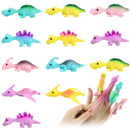 Waldspring Schleuder Dinosaurier 20 Stück, Drachenkind, Schleuder-Dinosaurier-Finger Spielzeug, Schleuder Dinosaurier Fingerspiel Farbe zufällig für Kinder Waldspring Schleuder Dinosaurier 20 Stück, Drachenkind, Schleuder-Dinosaurier-Finger Spielzeug, Schleuder Dinosaurier Fingerspiel Farbe zufällig für Kinder von Waldspring
