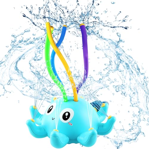 Waldspring Wasserspielzeug Kinder Outdoor Sprinkler, Wasserspiel Garten Kinder, Wasserspielzeug Kinder Outdoor Spielzeug Krake, Sommerspielzeug für Jungen und Mädchen Waldspring Wasserspielzeug Kinder Outdoor Sprinkler, Wasserspiel Garten Kinder, Wasserspielzeug Kinder Outdoor Spielzeug Krake, Sommerspielzeug für Jungen und Mädchen von Waldspring
