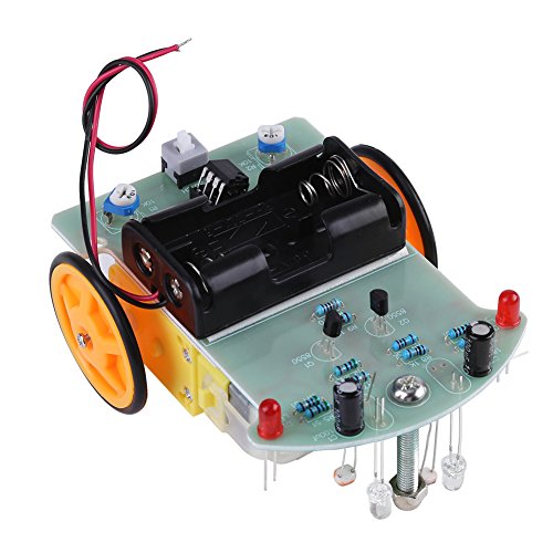 4 Räder Smart Tracking Roboter Car Kit, D2-1 Elektronische Produktion DIY Löt-Kit mit Reduktionsmotor von Walfront