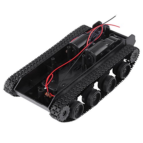Walfront Leichte Stoß absorbiert Kunststoff Roboter Tank Chassis Smart Auto Plattform DIY Kit mit 130 Motor 3 V-7 V für WiFi Vedio Aufnahme Fahrzeug von Walfront