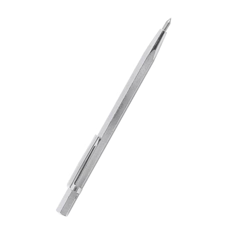 Walfront Sciber aus Leichtmetalltasche für Glaskeramik -Graving, Schreiberwerkzeug mit Zange/Unterstützung für Leichte und Präzise Marken, Geeignet für die Fliesengravur (Silver) von Walfront