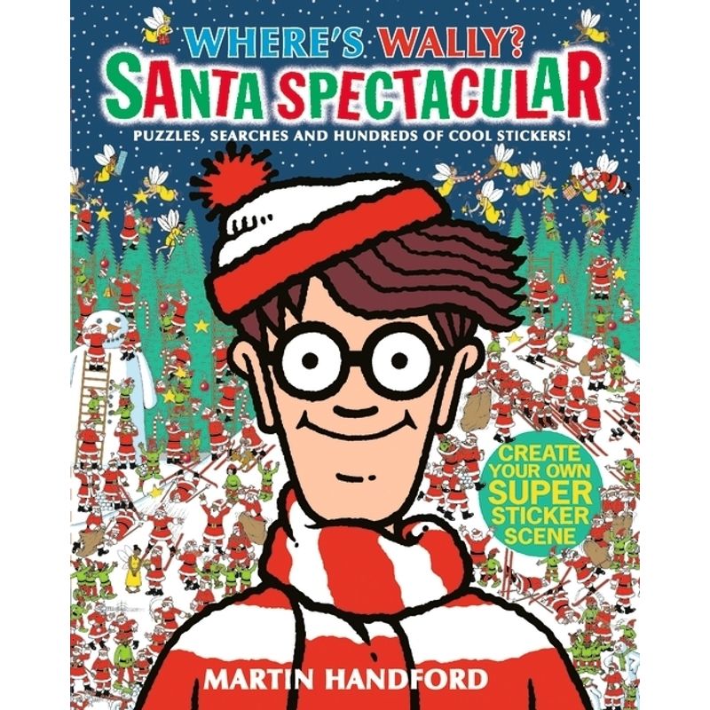 Where's Wally? Santa Spectacular Sticker Activity Book von Walker Books