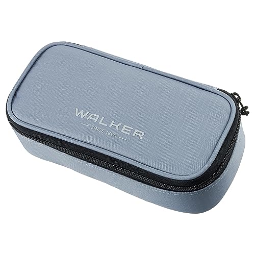 Walker 49262-075 49262-075-Pencil Box Grey, Federmäppchen mit Hauptfach, doppelseitiger Trennwand inkl. 20 Stifteschlaufen, Zippfach und Reißverschluss, Grau Walker 49262-075 49262-075-Pencil Box Grey, Federmäppchen mit Hauptfach, doppelseitiger Trennwand inkl. 20 Stifteschlaufen, Zippfach und Reißverschluss, Grau von Walker