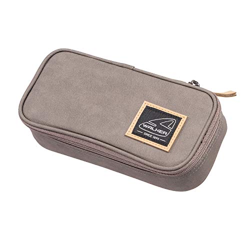 Walker 49362-188 - Federmappe mit Innenklappe, 20 Stiftschlaufen, Reißverschluss, Capital Icon und Cult Grey Coated, Schreibtisch-Organizer für Schreibwaren, Zeichen- und Büromaterialien Walker 49362-188 - Federmappe mit Innenklappe, 20 Stiftschlaufen, Reißverschluss, Capital Icon und Cult Grey Coated, Schreibtisch-Organizer für Schreibwaren, Zeichen- und Büromaterialien von Walker