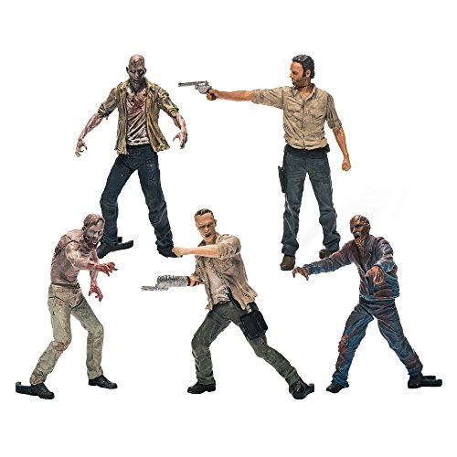 Walking Dead TV-Serie Spielzeug – Bauset – 5 Actionfiguren Pack – Rick Grimes von McFarlane