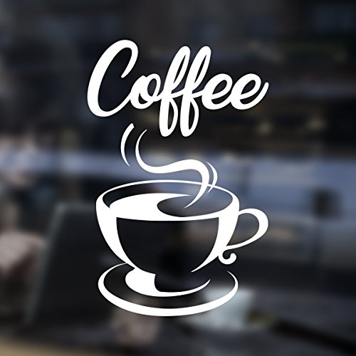 Coffee Takeaway Kaffee-Takeaway-Tasse Cafe Shop Vinyl-Aufkleber Fenster Beschriftung Wand Kunst Zeichen Dekor Coffee Takeaway Kaffee-Takeaway-Tasse Cafe Shop Vinyl-Aufkleber Fenster Beschriftung Wand Kunst Zeichen Dekor von Wall4stickers