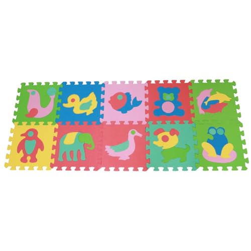 10 STK Kinder Puzzlematte Spielteppich 30x30cm Puzzleteppich Spielmatte 10 STK Kinder Puzzlematte Spielteppich 30x30cm Puzzleteppich Spielmatte von Wallbarz