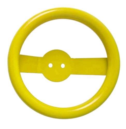 Wallbarz Lenkrad Klettergriff 23 cm Kinder Spielturm Kletterwand Spielplatz-Zubehör gelb von Wallbarz