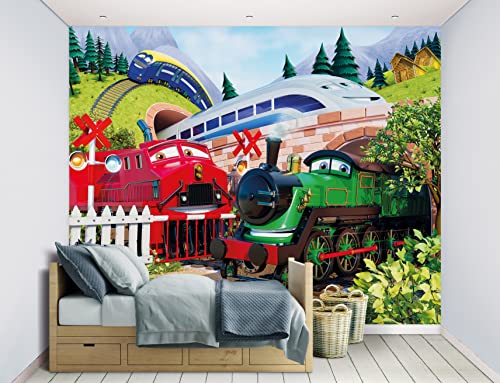 Walltastic Train Adventure 46641 Wandbild, FSC-Papier, mehrfarbig, 2,4 m hoch x 3 m breit, 1 Größe Walltastic Train Adventure 46641 Wandbild, FSC-Papier, mehrfarbig, 2,4 m hoch x 3 m breit, 1 Größe von Walltastic