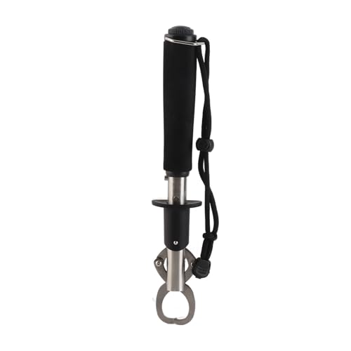 Walmeck Lip Gripper Angeln mit Edelstahl, Einhand Betrieb, Eingebaute Skala, Leicht Gewicht, Tragbar (25 kg) von Walmeck