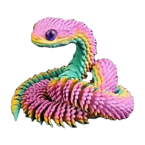 Walopola Gedruckte Tiere Set, Flexible Gedruckte Schlangen Spielzeug, gedruckte Zappelschlange, gedruckte Schlange, Gedruckte Dekorationen für Büro und Zuhause Walopola Gedruckte Tiere Set, Flexible Gedruckte Schlangen Spielzeug, gedruckte Zappelschlange, gedruckte Schlange, Gedruckte Dekorationen für Büro und Zuhause von Walopola
