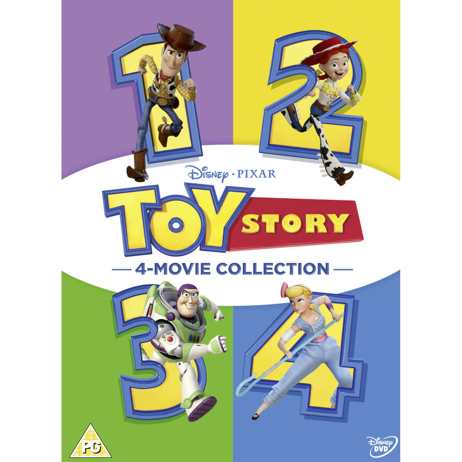 Toy Story 1-4 Komplett-Box-Set von Walt Disney Studios
