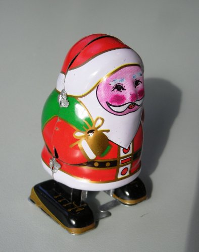 Walter & Prediger Blech-Weihnachtsmann - Metallischer Weihnachtsmann - Sammlerfigur - Schlüsselantrieb - 7,5 x 4 x 4 cm Walter & Prediger Blech-Weihnachtsmann - Metallischer Weihnachtsmann - Sammlerfigur - Schlüsselantrieb - 7,5 x 4 x 4 cm von Walter & Prediger