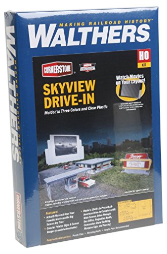 Walthers Cornerstone 933-3478 - Autokino Skyview, Gebäude Walthers Cornerstone 933-3478 - Autokino Skyview, Gebäude von Cornerstone