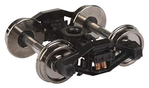 Gefederte Achsen mit 83,8 cm Metallrädern und Achsen – T-Section Bettendorf – 1 Paar von Walthers Proto