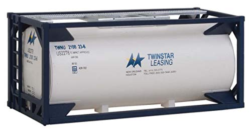 Walthers H0 Tankcontainer 20 Fuß Twinstar Leasing Bausatz; NEU von Walthers SceneMaster