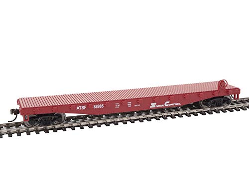 Walthers Spur H0 Flatcar Santa Fe ATSF - H0-Modellbahn-Flachwagen - Walthers Flachwagen - Historisch - Kind - Alter 14+ Jahre - Unisex von Walthers Trainline