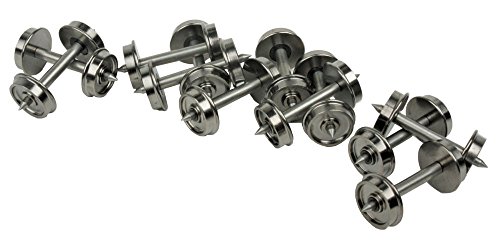 WALTHERS Spur H0 - Radsätze 33" aus Metall 12 Stück von Walthers Proto