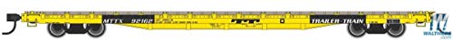 Walthers Spur H0 60' Pullman-Standard Flatcar Trailer Train MTTX Walthers Spur H0 60' Pullman-Standard Flatcar Trailer Train MTTX von Walthers